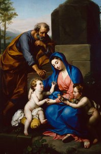 Święta Rodzina z Dzieciątkiem Św. Jan Chrzciciel autorstwa Anton Raphael Mengs