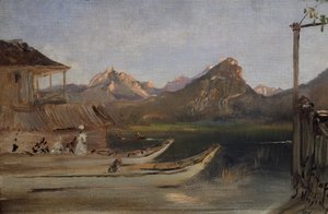 Nad Wolfgangsee autorstwa Anton Romako