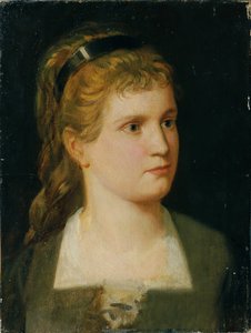 Popiersie siostrzenicy, Käthchen Winder autorstwa Anton Romako