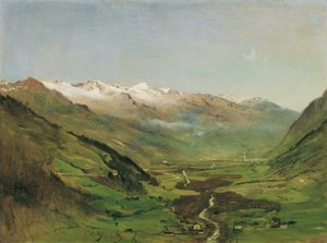 Das Gasteinertal I autorstwa Anton Romako