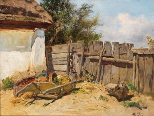 W ogrodzie wiejskim