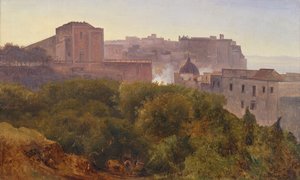 Drewno Francavilla w Chiatamone, ok. 1824 (olej na płótnie)