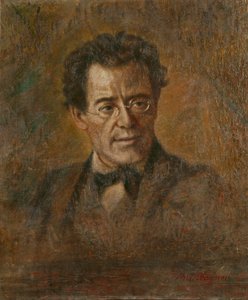 Gustav Mahler, kompozytor i dyrygent autorstwa Anton Wagner-Henning