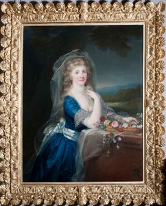 Portret Anny Pieri Brignole-Sale (Brignole Sale) (1765-1815) Obraz Antona von Maron (1733-1808) Geny, nowe muzea uliczne autorstwa Anton von Maron