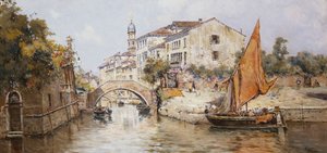 Weneckie rozlewisko autorstwa Antonia Maria de Reyna Manescau