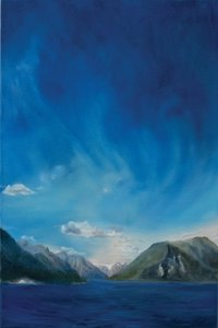 Fiordy Norwegii, 2011 (olej na płótnie) autorstwa Antonia Myatt
