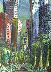Wysoki wzrost, Hongkong, 1997 autorstwa Antonia Myatt