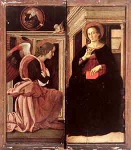 Zwiastowanie (tempera na panelu) autorstwa Antoniazzo Romano