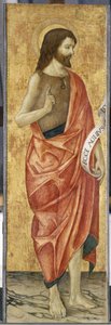 Jan Chrzciciel, ok. 1500 (tempera na drewnie topoli) autorstwa Antoniazzo Romano