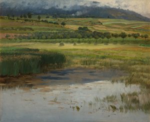 Zatopiony staw, 1887 r. autorstwa Antonin Chittussi