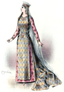 Massenet - Esclarmonde - Sibyl Sanderson, rola Esclarmonde, akt 1, scena 2 - Antonin-Marie Chatinière, 1889
