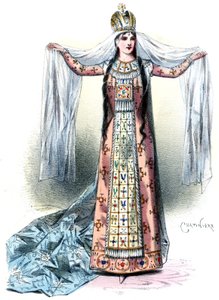 Massenet - Esclarmonde - Sibyl Sanderson, rola Esclarmonde, prolog 1. tableau - Antonin-Marie Chatinière, 1889
