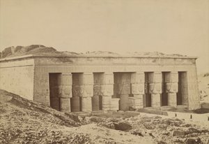 Dendera: Fasada autorstwa Antonio Beato