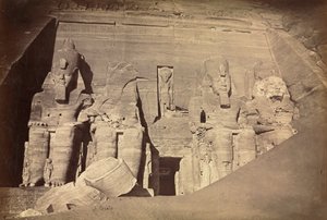 Świątynia Ramzesa II, Abu Simbel autorstwa Antonio Beato