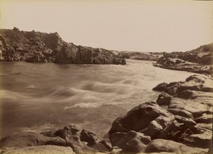 [Szybkość pierwszej katarakty] / [Le Rapide de la Premiere Cataracte]. autorstwa Antonio Beato
