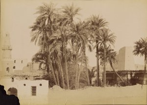 [Wioska i pylon w Edfu] / [Village et Pylone d