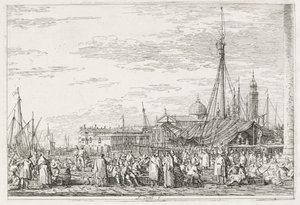 Widoki: Rynek na Molo autorstwa Antonio Canaletto