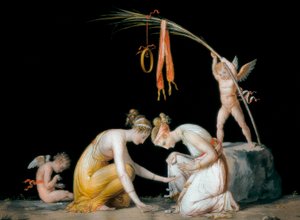 Gracze Astragals autorstwa Antonio Canova