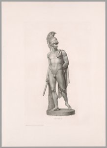 Ettore, widok z przodu, z pracy Canova autorstwa Antonio Canova