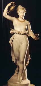 Hebe autorstwa Antonio Canovy (1757-1822), marmurowa rzeźba autorstwa Antonio Canova
