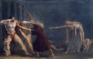 Herkules strzelający strzałami do swoich dzieci – Antonio Canova (1757-1822) autorstwa Antonio Canova
