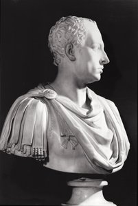Popiersie portretowe Franciszka I (1708-65), cesarza rzymskiego (marmur) autorstwa Antonio Canova