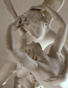 Psyche przywrócona do życia pocałunkiem Amora ... autorstwa Antonio Canova