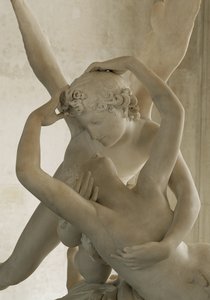 Psyche przywrócona do życia pocałunkiem Amora ... autorstwa Antonio Canova