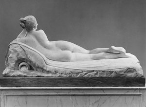 Leżąca Naiad autorstwa Antonio Canova