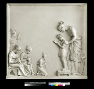 Nauczanie, 1795 (tynk) autorstwa Antonio Canova