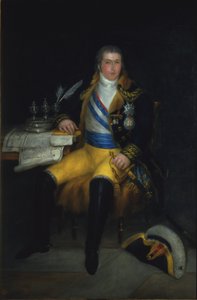 Portret Don Manuela Godoy autorstwa Antonio Carnicero