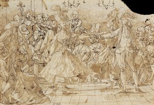 Menuet, ok. 1780 autorstwa Antonio Casanovas Torrents