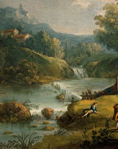 Wiosna, Antonio Diziani (1737-1797), malarstwo. Szczegół.