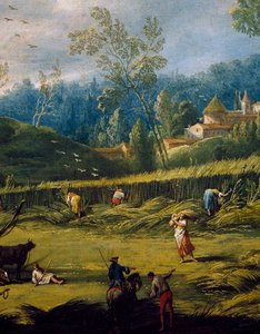 Zbiór, fragment z Lata, Antonio Diziani (1737-1797), obraz.