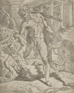 Herkules i Kakus, 1540-45. autorstwa Antonio Fantuzzi