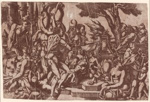 Ofiara dla Priapusa autorstwa Antonio Fantuzzi after Rosso Fiorentino