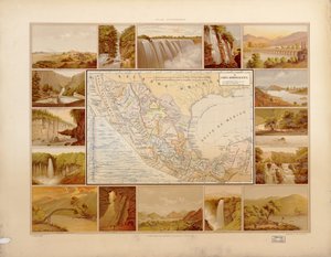 Malarski i historyczny atlas Meksykańskich Stanów Zjednoczonych. LOC 2008621671-10 autorstwa Antonio García Cubas