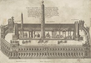 Bardzo dokładny opis Circus Maximus autorstwa Antonio Lafreri