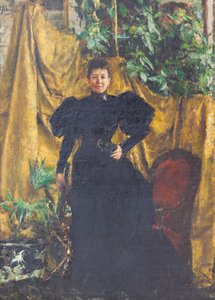 Portret Signory Pantaleoni autorstwa Antonio Mancini