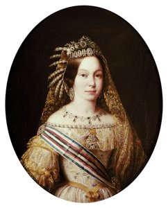 Portret Izabeli II, królowej Hiszpanii