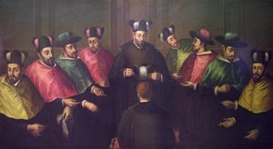 Umieszczenie dr. Biretty (olej na płótnie) autorstwa Antonio Martinez Anaya