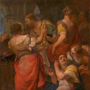 Achillesa i córek Lycomedesa, ok. 1930. 1680.