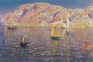 Widok na zatokę Palma de Mallorca