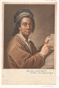 Portret artysty Michelangelo Ricciolini autorstwa Antonio Pazzi