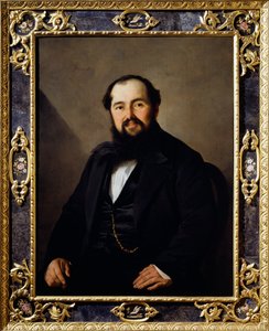 Portret Giuseppe Viti (1816-1860), włoskiego podróżnika i kupca, obraz Antonio Puccinelli (1822-1897)