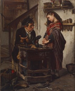 Beznadziejna sprawa, 1871 (olej na tkaninie)