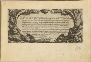 Frontyspis: Dedykacja dla Pietro Strozzi autorstwa Antonio Tempesta