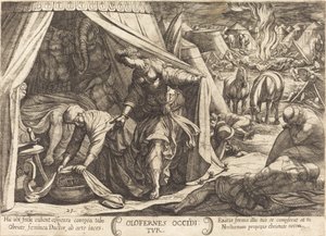 Judyta i Holofernes autorstwa Antonio Tempesta