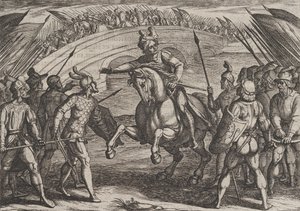 Tablica 22: Cywilis oddziela wojska niemieckie i holenderskie, od Wojny Rzymian przeciw t..., 1611.