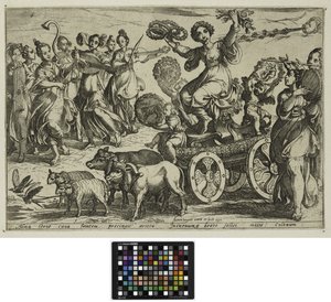 Cztery pory roku: wiosna, 1592 autorstwa Antonio Tempesta